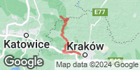 Track GPS Szlak Orlich Gniazd (Podzamcze- Kraków)